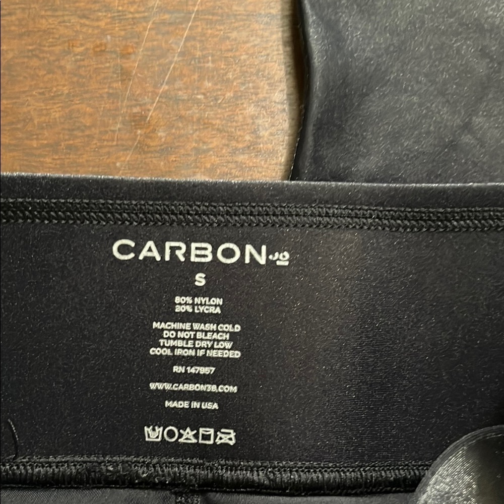 Carbon 38 Women's Black High-Waisted Leggings - Picture 6 of 7